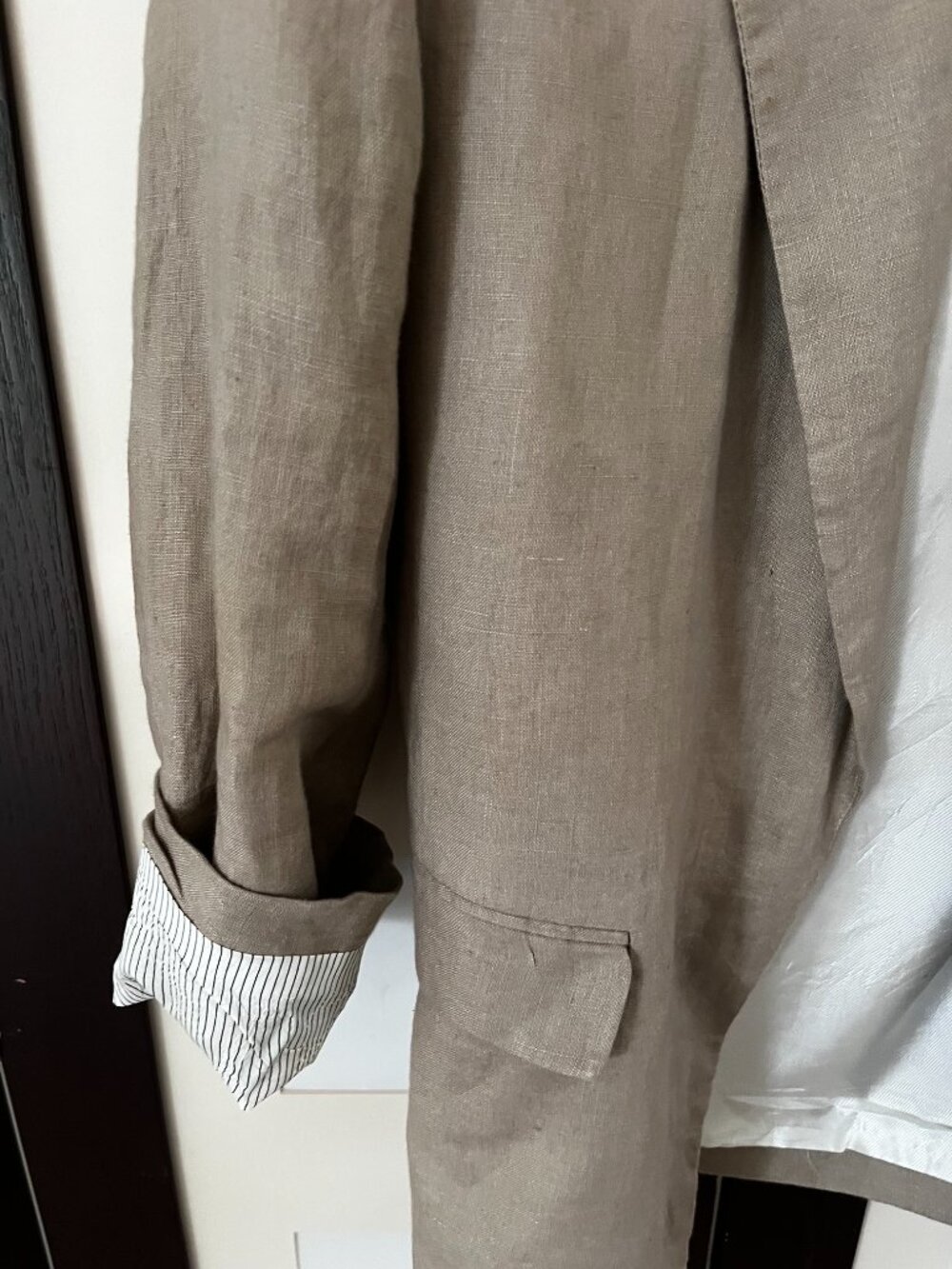 Zara Linen Balzer Size Small - Picture 3 of 8
